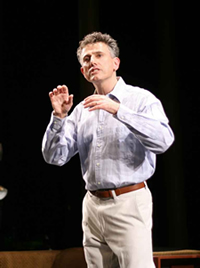 David Greenspan in "The Argument," Target Margin Theater at The Kitchen, NYC, June 2007. Photo: Hilary McHone.