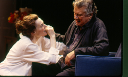 Marian Seldes and Brian Murray in Theresa Rebeck's "The Butterfly Collection," Playwrights Horizons, 2000.
