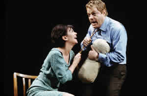 Victoria Hamilton and Eddie Izzard in A Day in the Death of Joe Egg