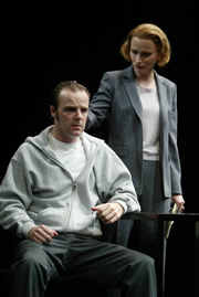 Brian F. O'Byrne and Laila Robins in Bryony Lavery's "Frozen"