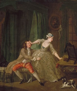 William Hogarth, "Before," 1730.