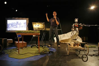 Joseph Silovsky in "The Jester of Tonga" (2008). Photo: Richard Termine.