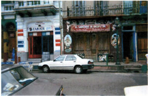 the club El Samovar de Rasputin in the neighborhood of La Boca, Buenos Aires, Argentina, 2002