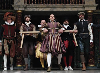 The cast of the London Globe Theatre's "Measure for Measure." Photo: John Tramper