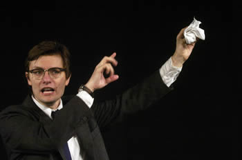 James Urbaniak in Will Eno's "Thom Pain (based on nothing)" Photo credit: Carol Rosegg