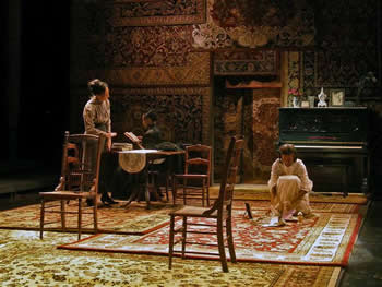 Sabrina LeBeauf, Carmen Gill and Amanda Mason Warren in Chekhov's "Three Sisters," dir. by Christopher McElroen, The Gatehouse, 2009. Photo: Troy Hourie